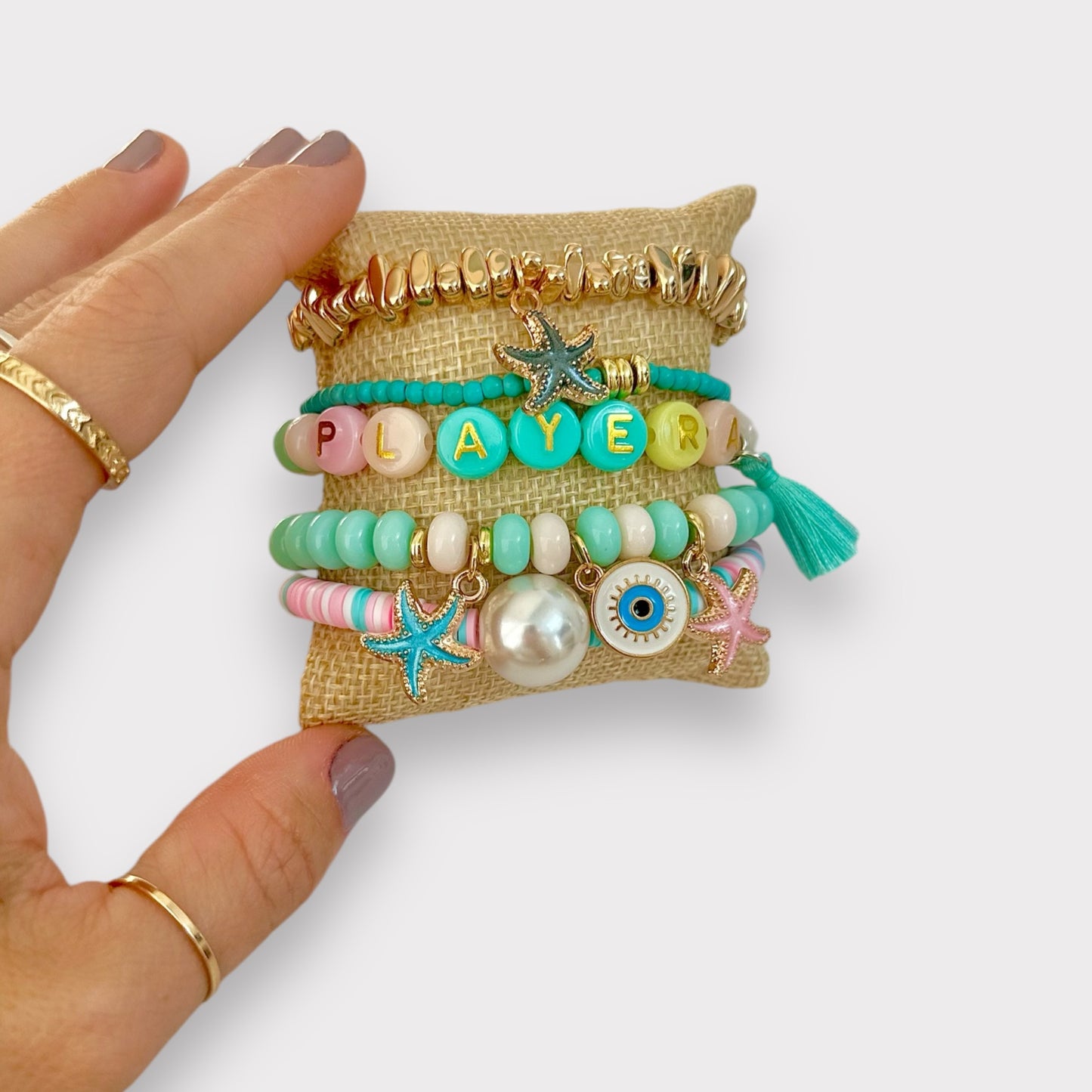 Charm Bracelet "Playera" (Pack of 5)