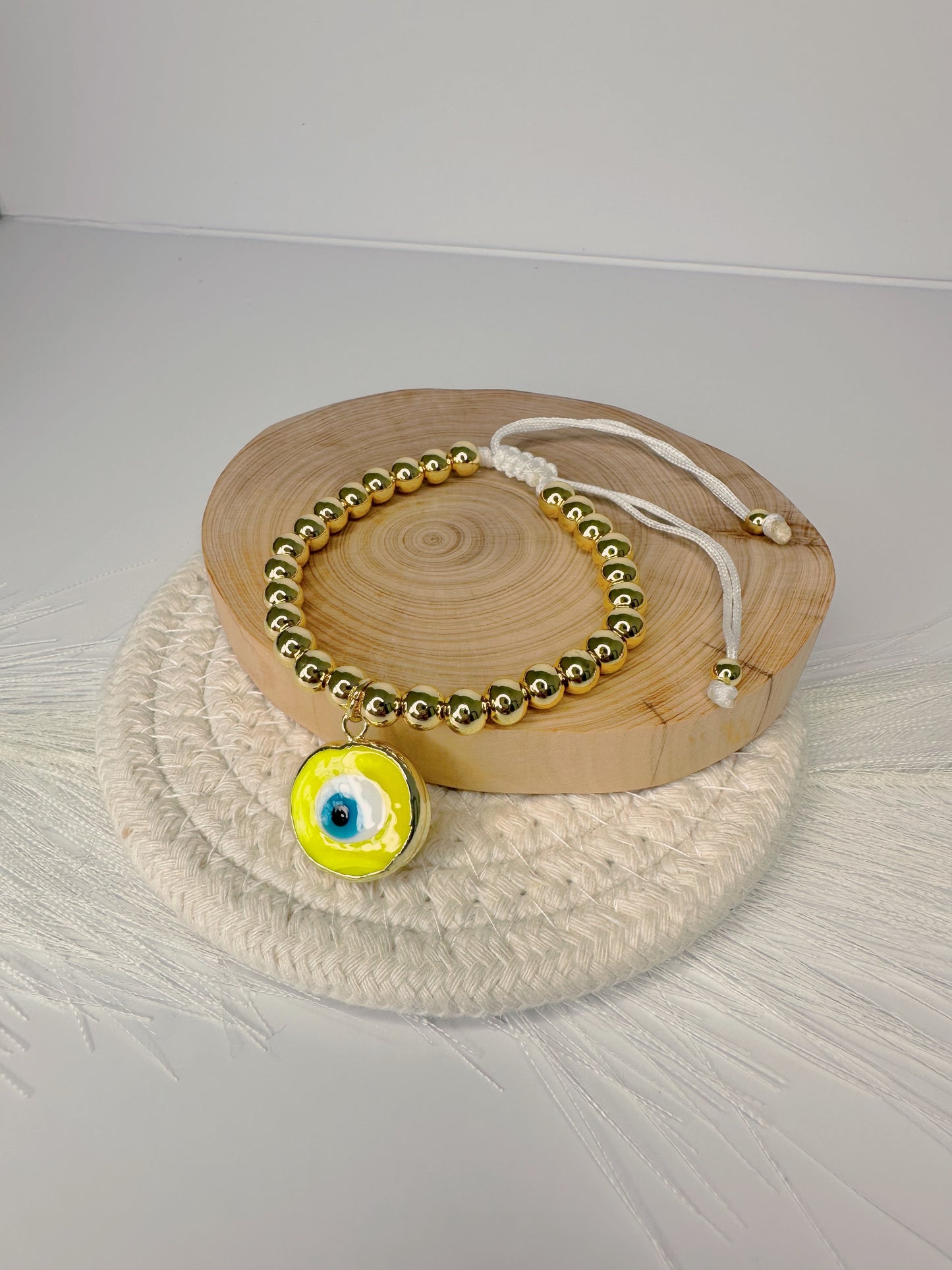 Yellow Evil Eye Bracelet
