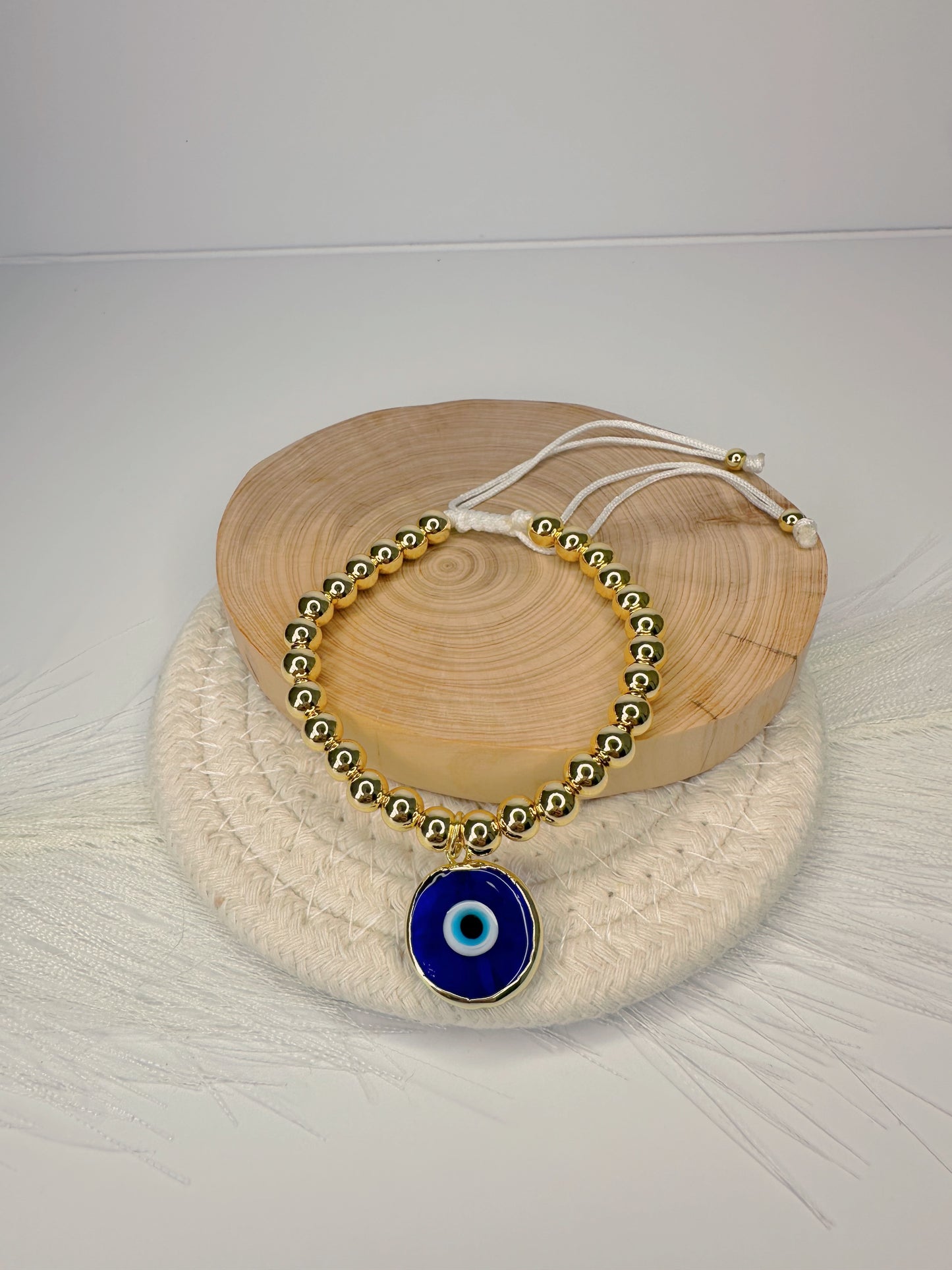 Dark Blue Evil Eye Bracelet