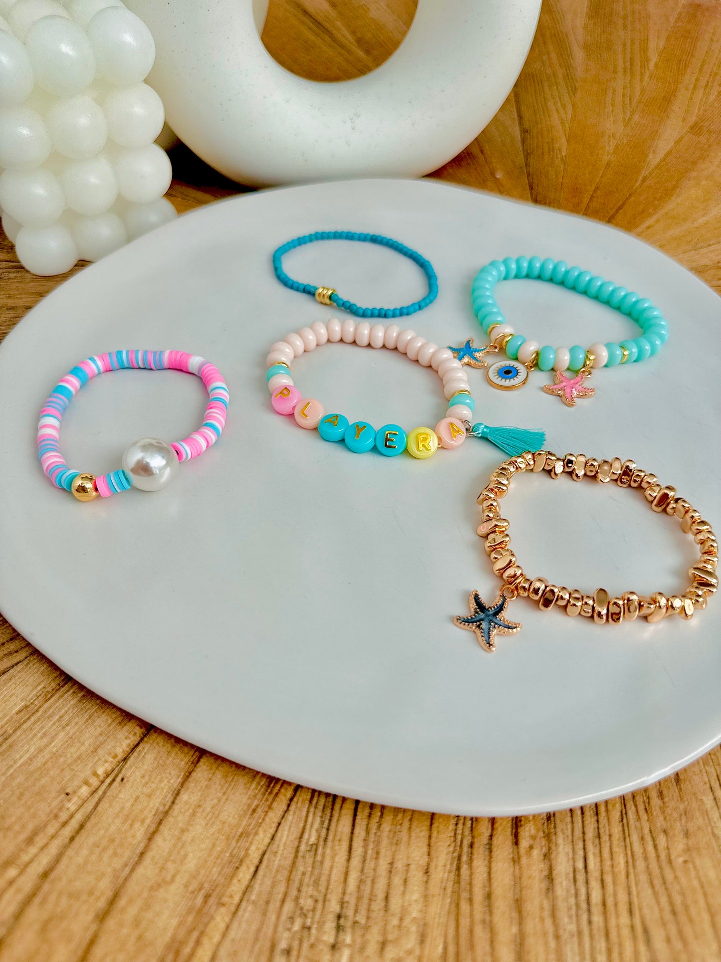 Charm Bracelet "Playera" (Pack of 5)