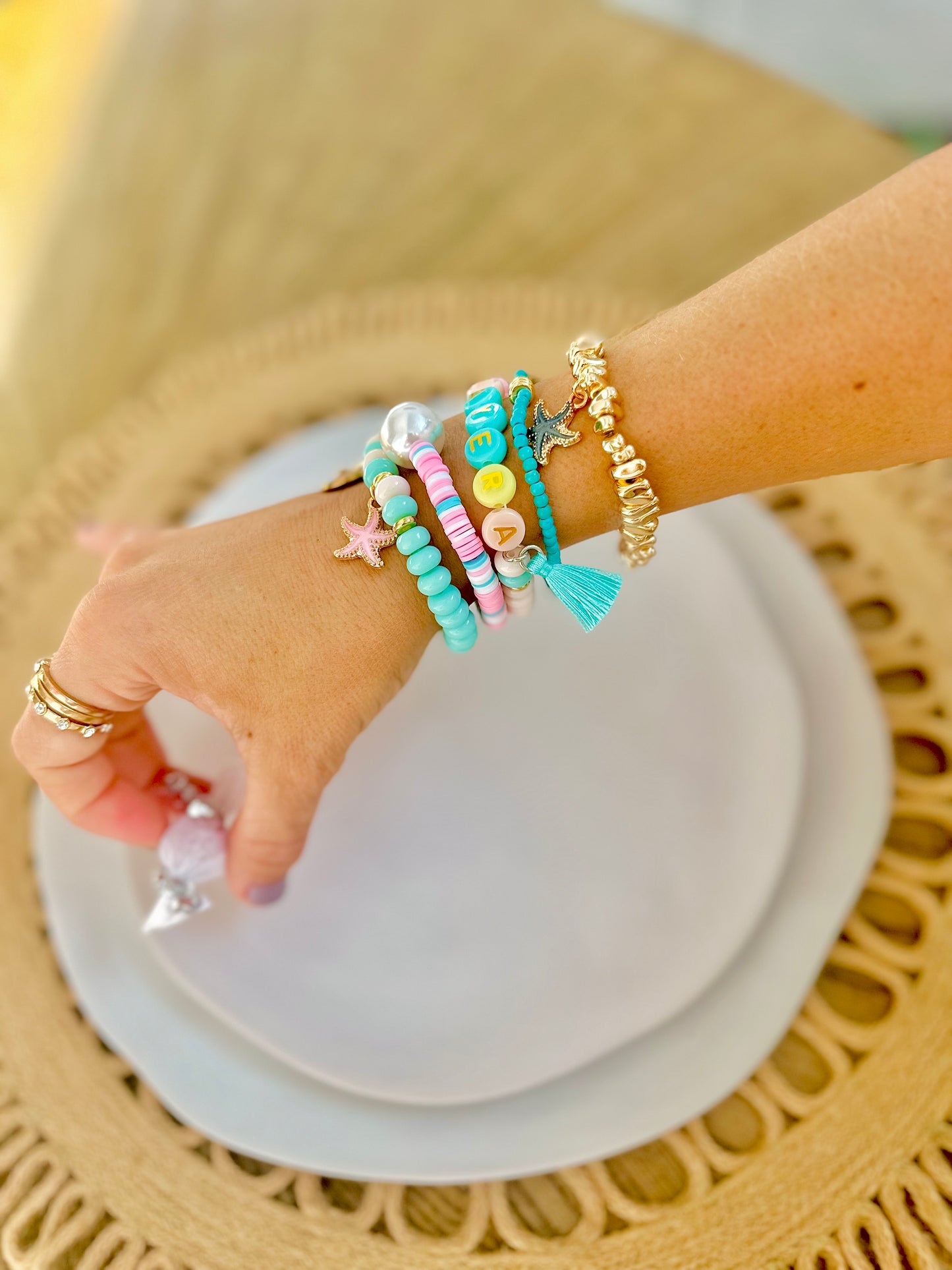 Charm Bracelet "Playera" (Pack of 5)