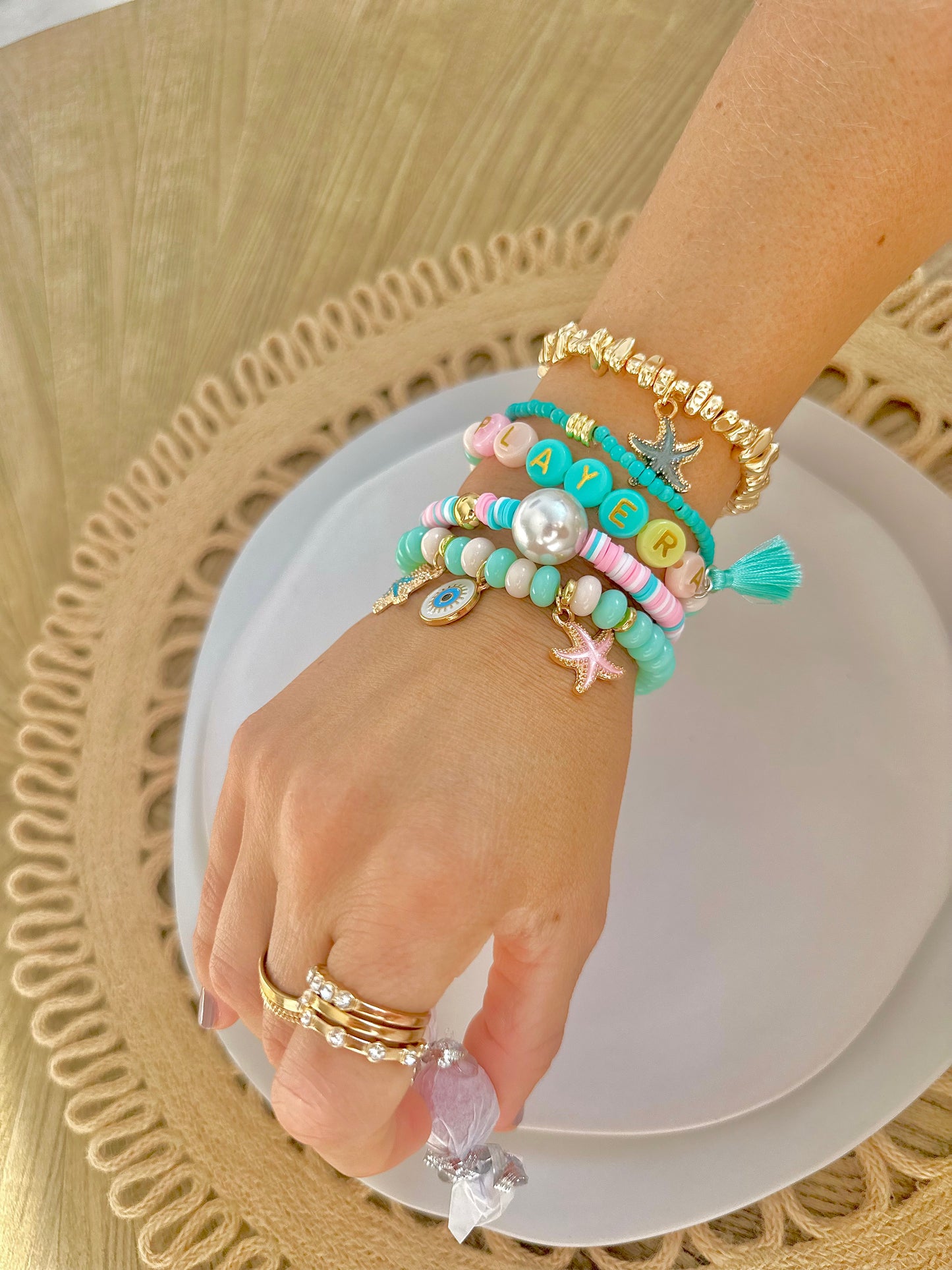 Charm Bracelet "Playera" (Pack of 5)